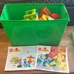 LEGO DUPLO Colorful Building Blocks Set 10914 and 10419 honeybee garden